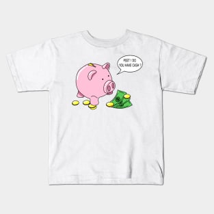 Cute piggy bank Kids T-Shirt